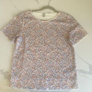 JCREW sequins top. Worn twice, very comfortable and cute on